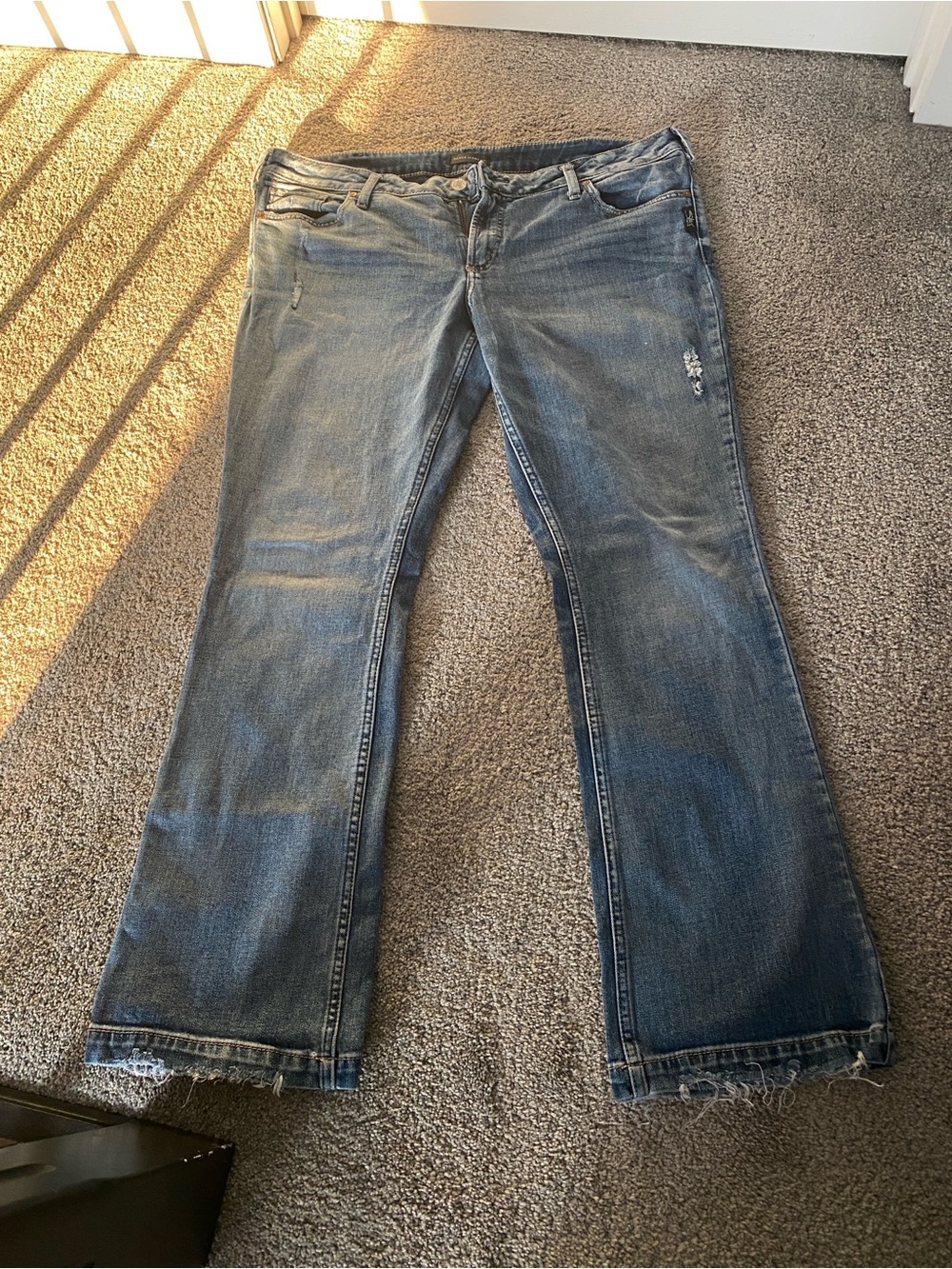 Silver Jeans Women's Blue Flare Denim